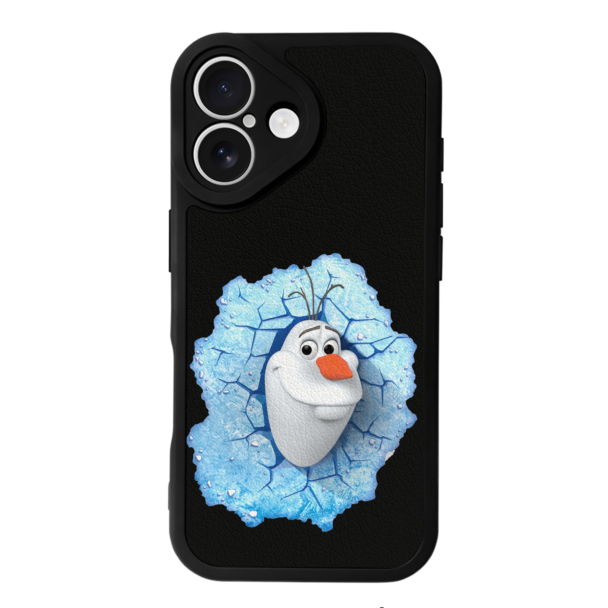 （画像用） アナと雪の女王 アンナ エルサ Frozen Anna Elsa 【iPhone 16シリーズ対応】シリコンスマホケース（レザー調） 材質：シリコン